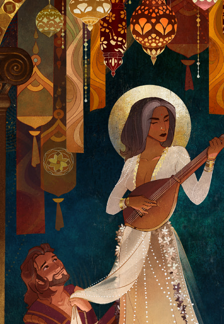 thumbnail fresco painting halo mural lanterns