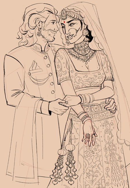 thumbnail couple marriage wedding traditional attire